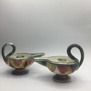 Ceramic candle holder